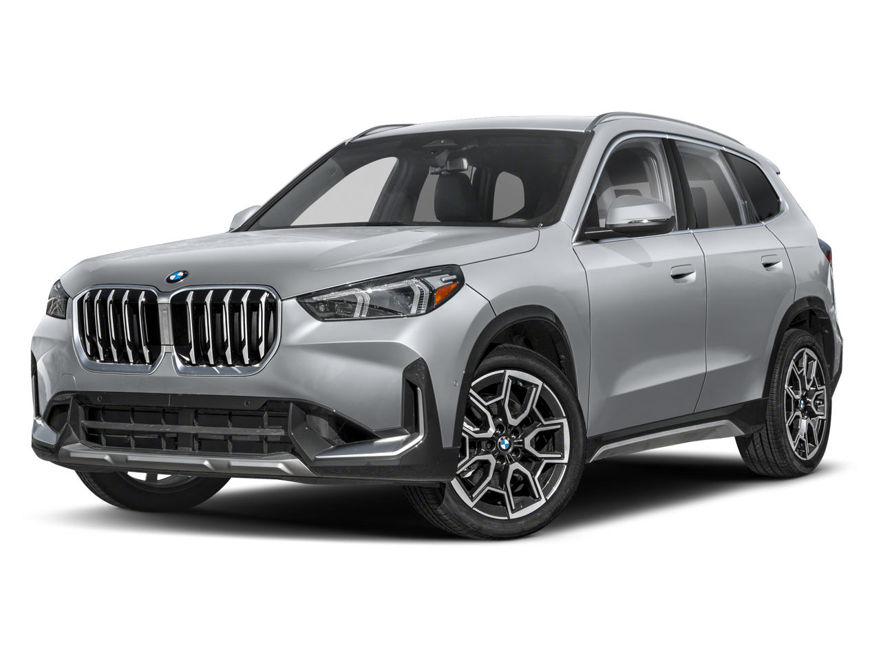 2026 BMW X1 xDrive28i in Dune Grey Metallic — front three-quarter view