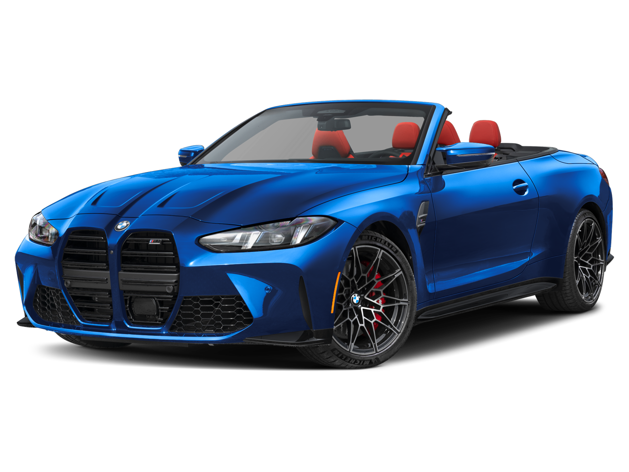 2027 BMW M4 Competition in Dravit Grey Metallic — front three-quarter view