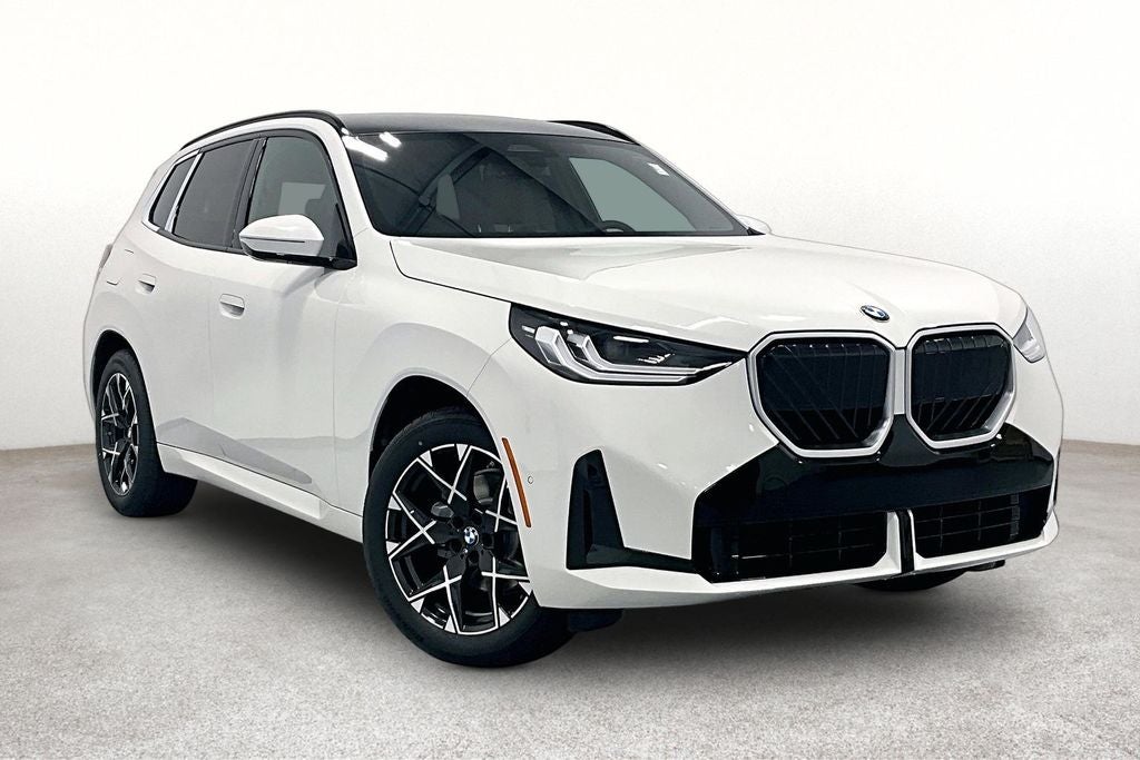 2026 BMW X3 30 xDrive in Alpine White — front three-quarter view