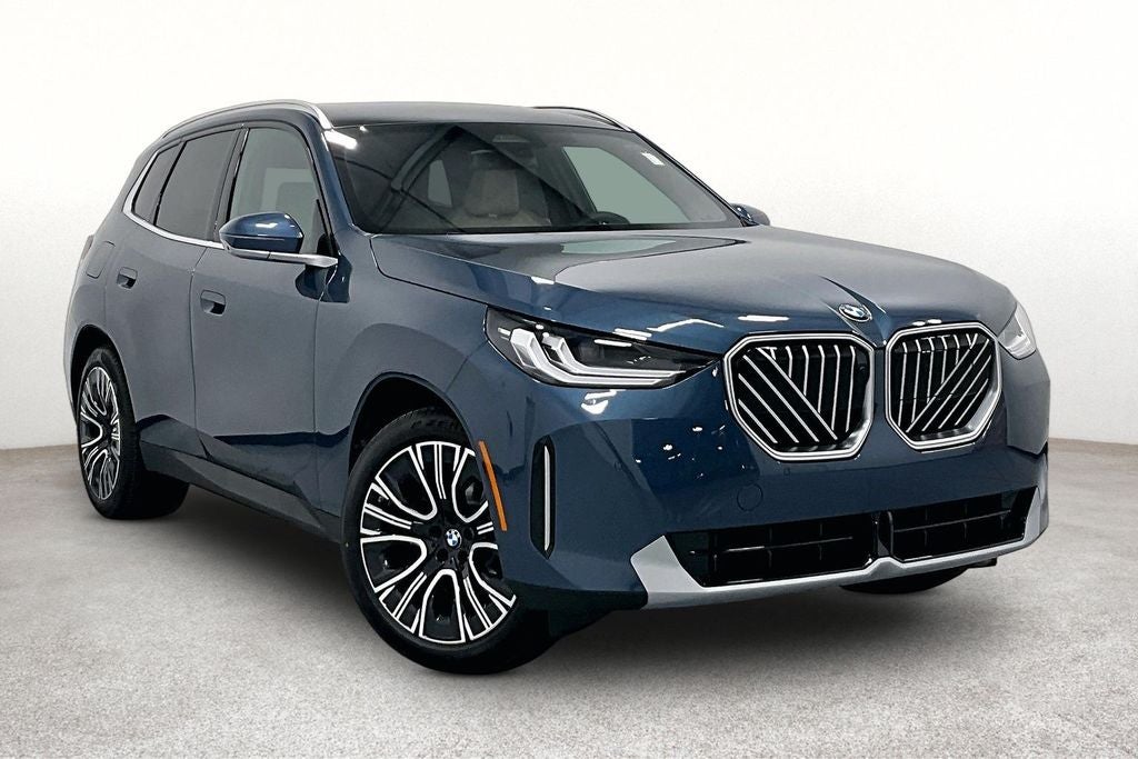 2026 BMW X3 30 xDrive in Arctic Race Blue Metallic — front three-quarter view
