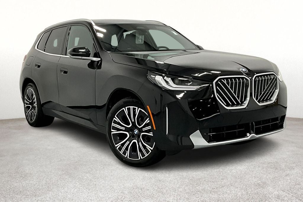 2026 BMW X3 30 xDrive in Black Sapphire Metallic — front three-quarter view