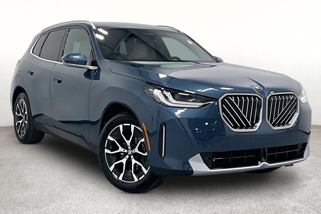 2026 BMW X3 30 xDrive in Arctic Race Blue Metallic — front three-quarter view
