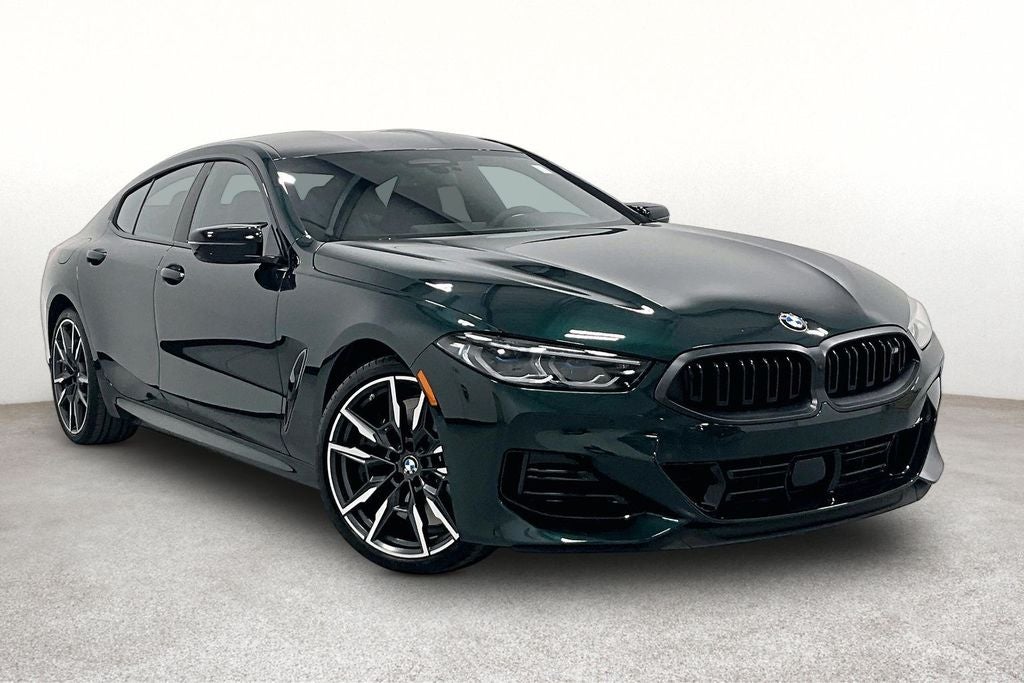 2026 BMW 8 Series M850i xDrive Gran Coupe in 0490 — front three-quarter view