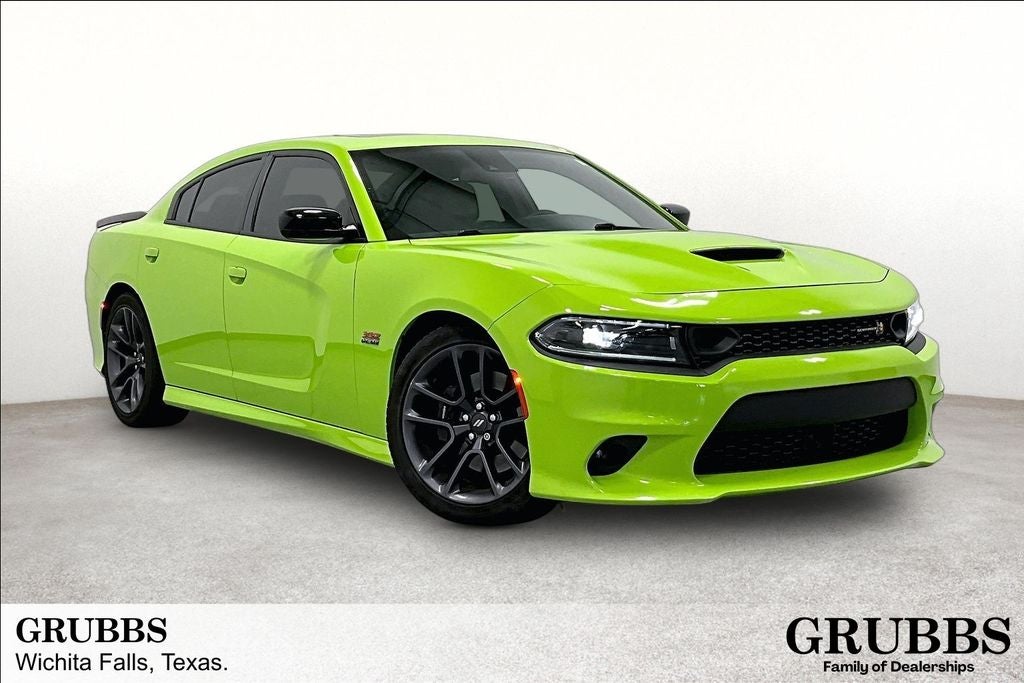 2023 Dodge Charger R/T Scat Pack in Sublime Metallic Clearcoat — front three-quarter view