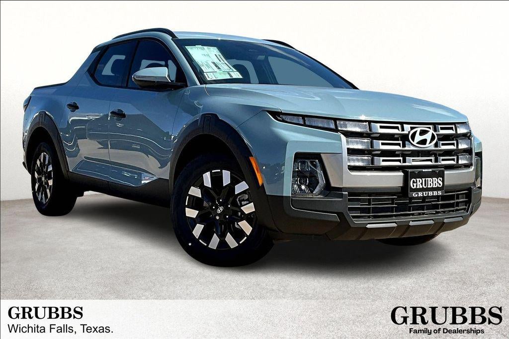 2026 Hyundai Santa Cruz SEL Activity FWD in Blue / Stone — front three-quarter view