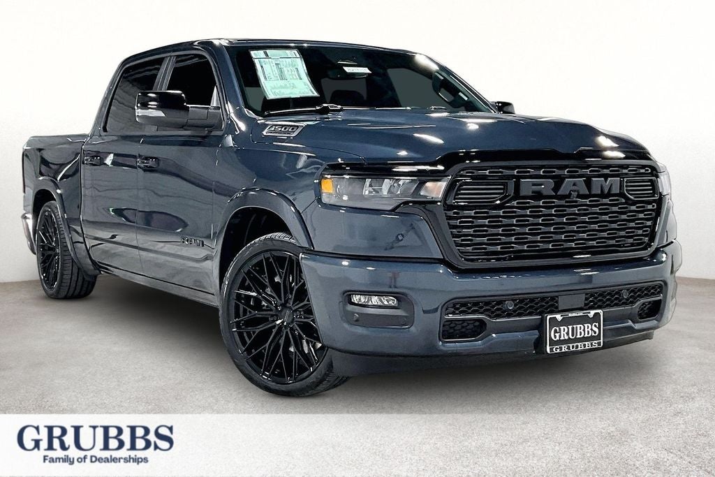 2026 RAM Ram 1500 RAM 1500 LONE STAR CREW CAB 4X2 5'7' BOX in Forged Blue Metallic Exterior Paint — front three-quarter view
