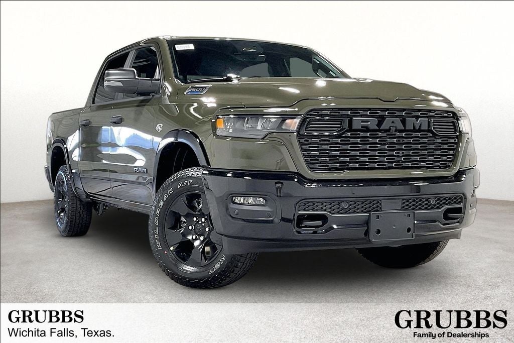 2026 RAM Ram 1500 RAM 1500 LONE STAR CREW CAB 4X4 5'7' BOX in Tank Exterior Paint — front three-quarter view