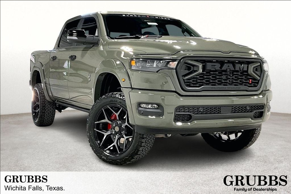 2026 RAM Ram 1500 RAM 1500 BIG HORN CREW CAB 4X4 5'7' BOX in Canyon Lake Exterior Paint — front three-quarter view