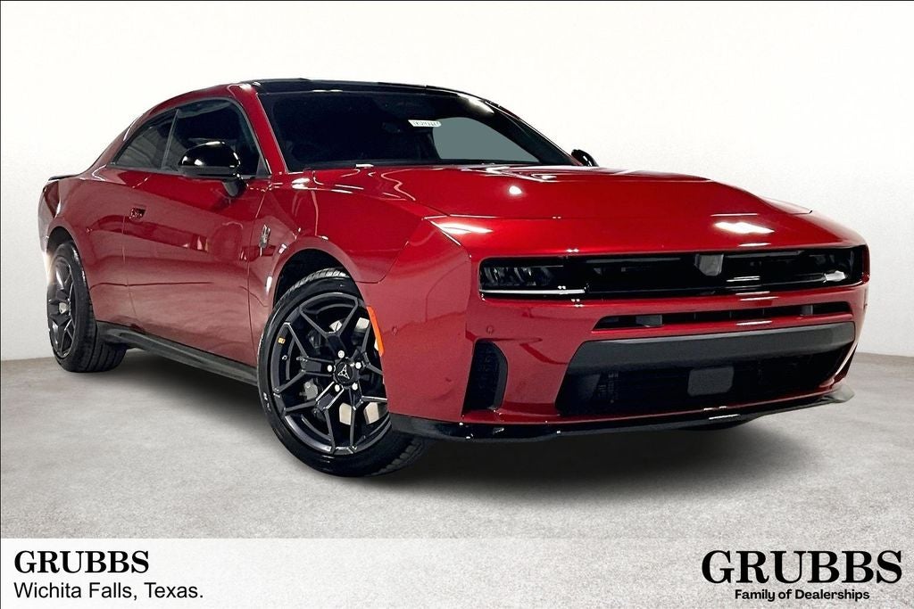 2026 Dodge Charger CHARGER SCAT PACK 2-DOOR AWD in Redeye Exterior Paint — front three-quarter view