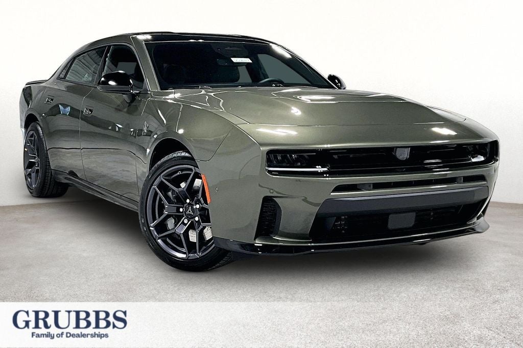 2026 Dodge Charger CHARGER SCAT PACK 4-DOOR AWD in Green Machine Exterior Paint — front three-quarter view