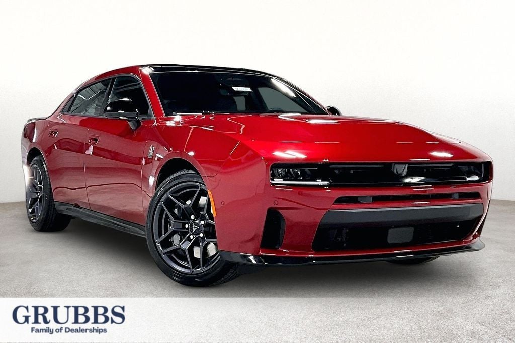 2026 Dodge Charger CHARGER SCAT PACK 4-DOOR AWD in Redeye Exterior Paint — front three-quarter view