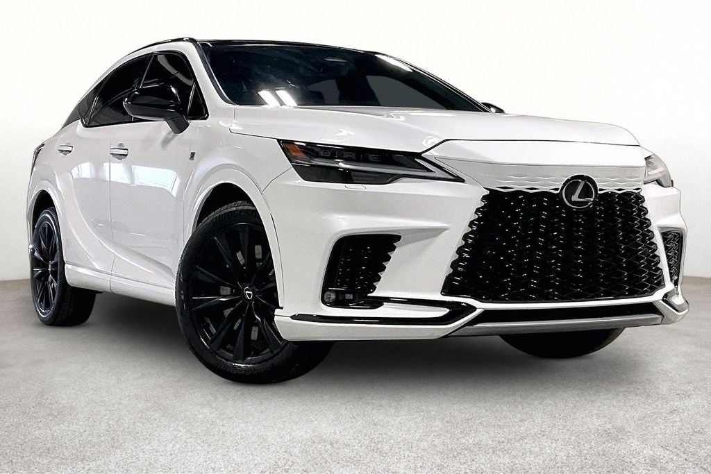 2023 Lexus RX 500h F SPORT Performance in Ultra White — front three-quarter view