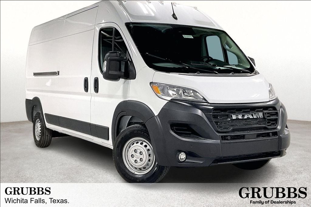 2026 RAM Ram ProMaster RAM PROMASTER 2500 TRADESMAN CARGO VAN HIGH ROOF 159' WB in Bright White Clear-Coat Exterior Paint — front...