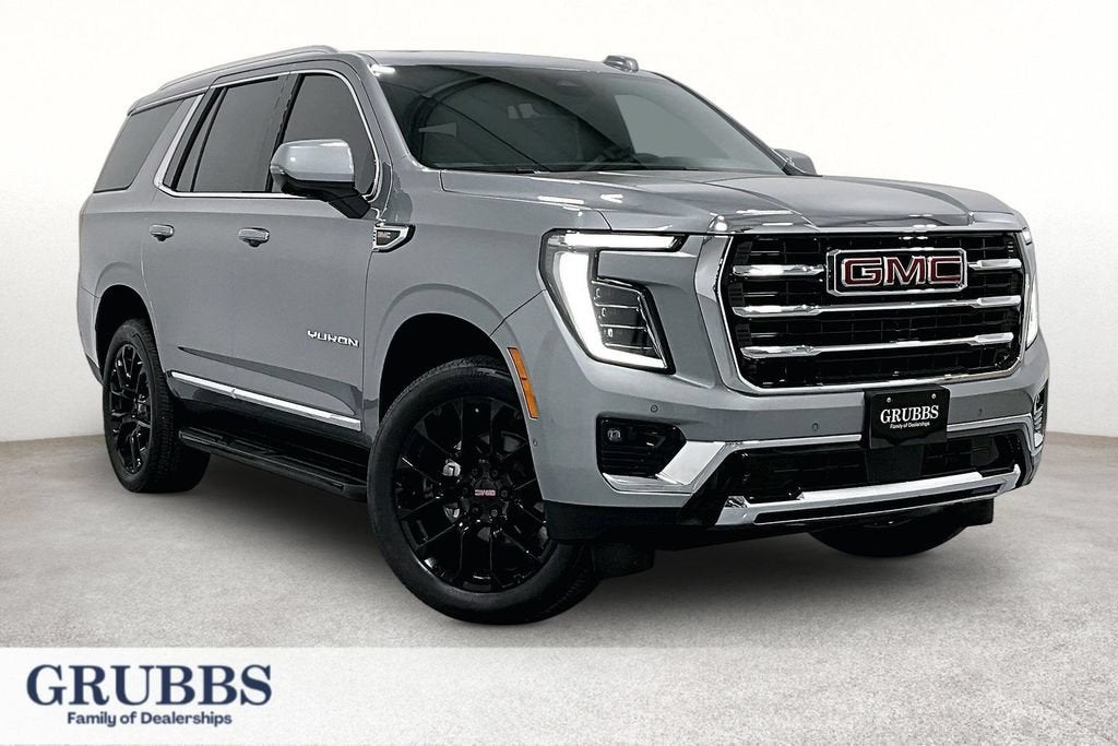 2026 GMC Yukon Elevation in Sterling Metallic — front three-quarter view