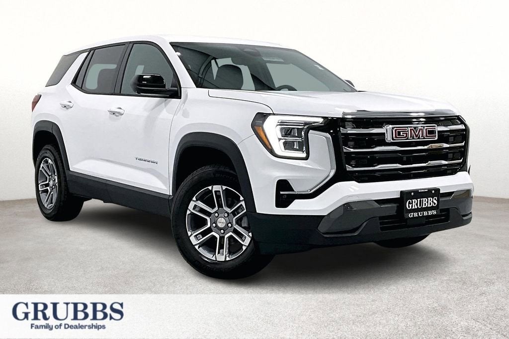 2026 GMC Terrain Elevation in Summit White — front three-quarter view