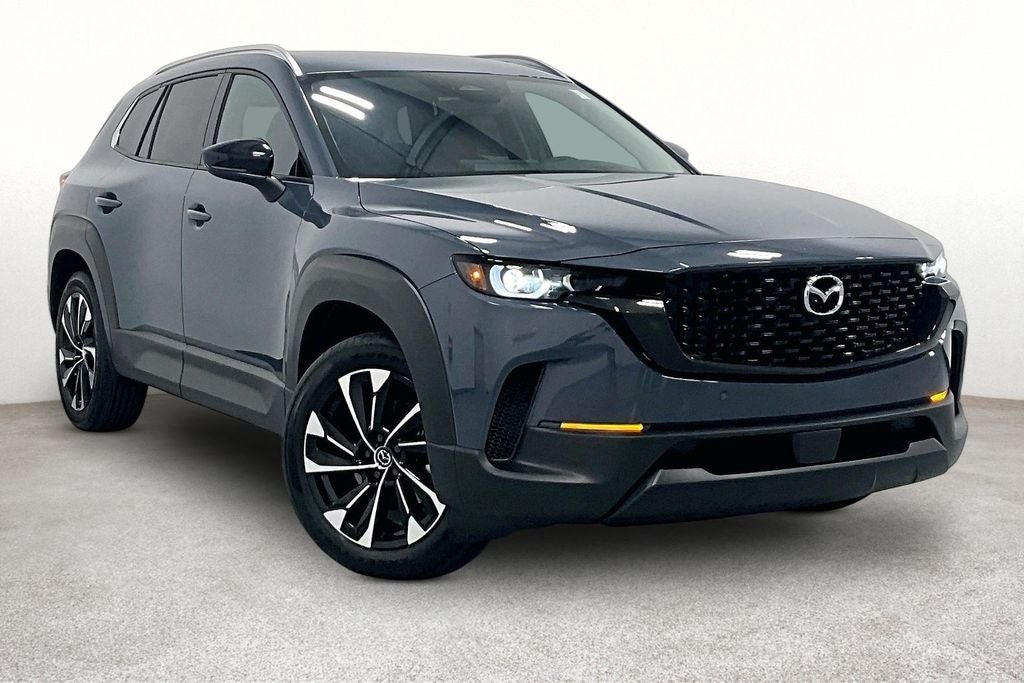 2026 Mazda Mazda CX-50 Hybrid Premium Plus in Polymetal Gray Metallic — front three-quarter view